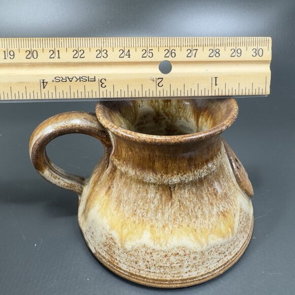Hand Made Studio Art Pottery Bost On Stoker Coffee Mug Cup Stoneware Signed Mug - Picture 2 of 11